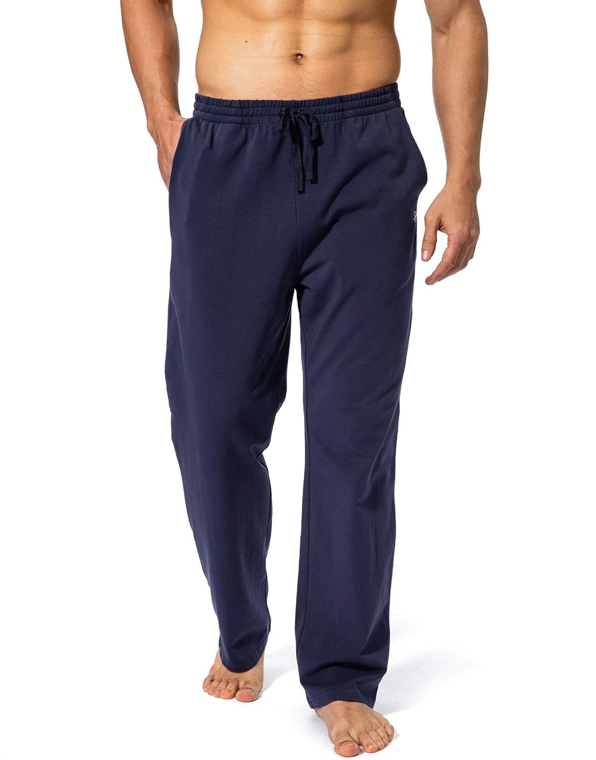 Men'S Cotton Yoga Sweatpants Athletic Casual Pants with Pockets