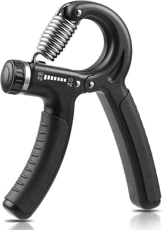 Grip Strength Trainer, Hand Grip Strengthener, Grip Strengthener, Adjustable Resistance, Forearm Strengthener, Perfect for Musicians Athletes