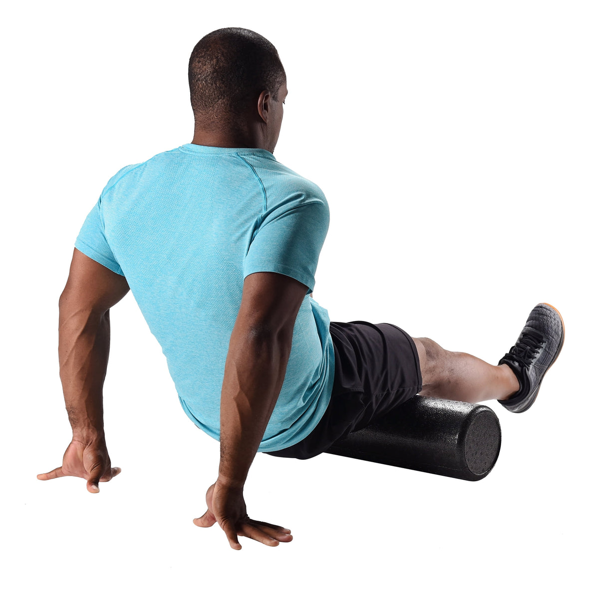 High-Density Exercise Foam Roller, 36 in X 6 In, Black