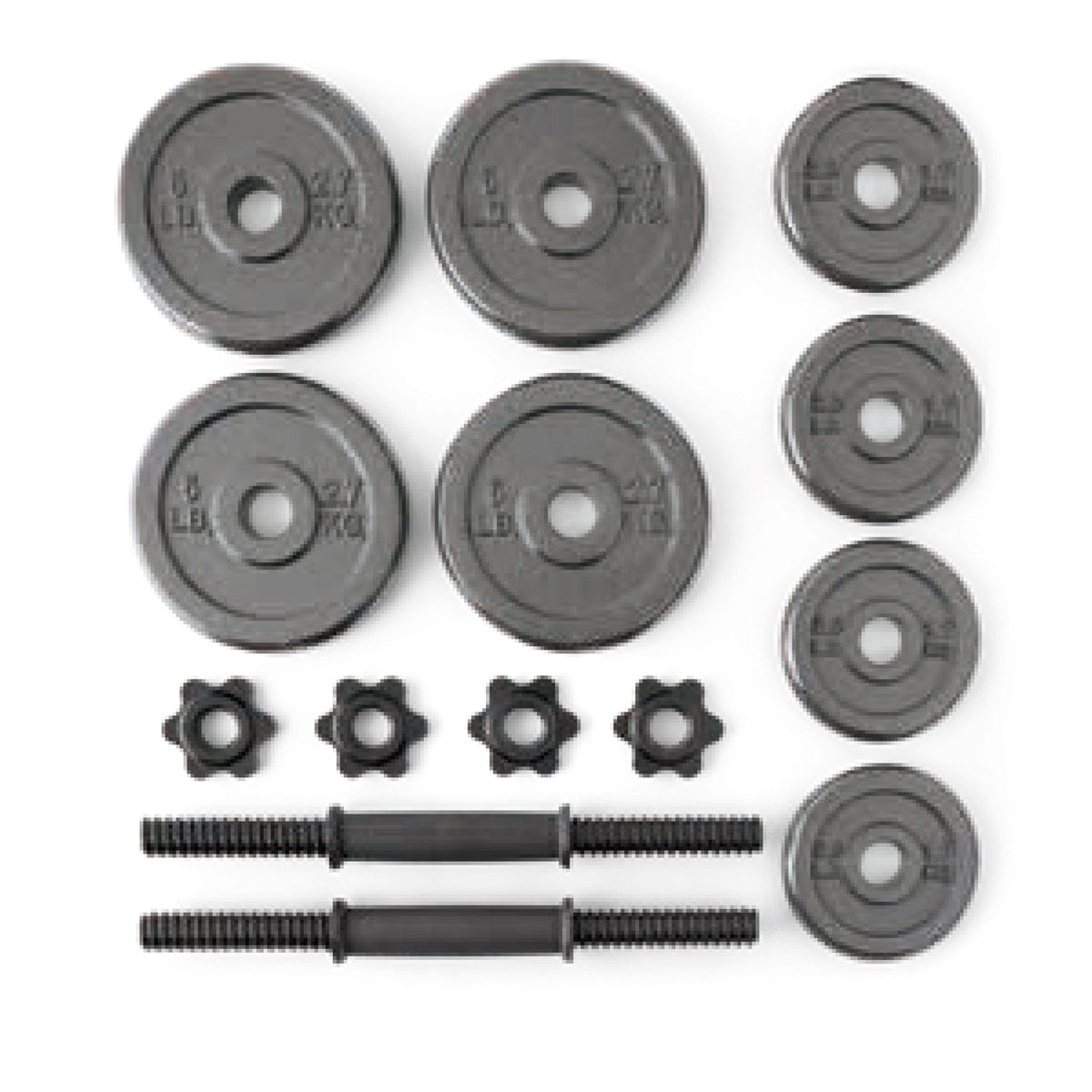 40 Lb Adjustable Cast Iron Dumbbell Set
