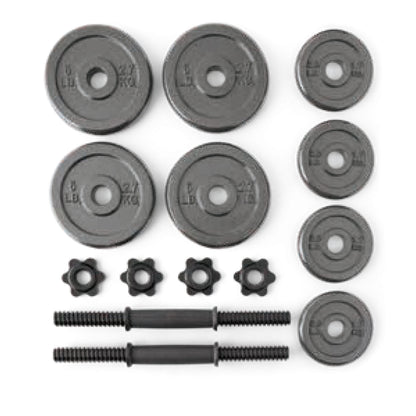 40 Lb Adjustable Cast Iron Dumbbell Set
