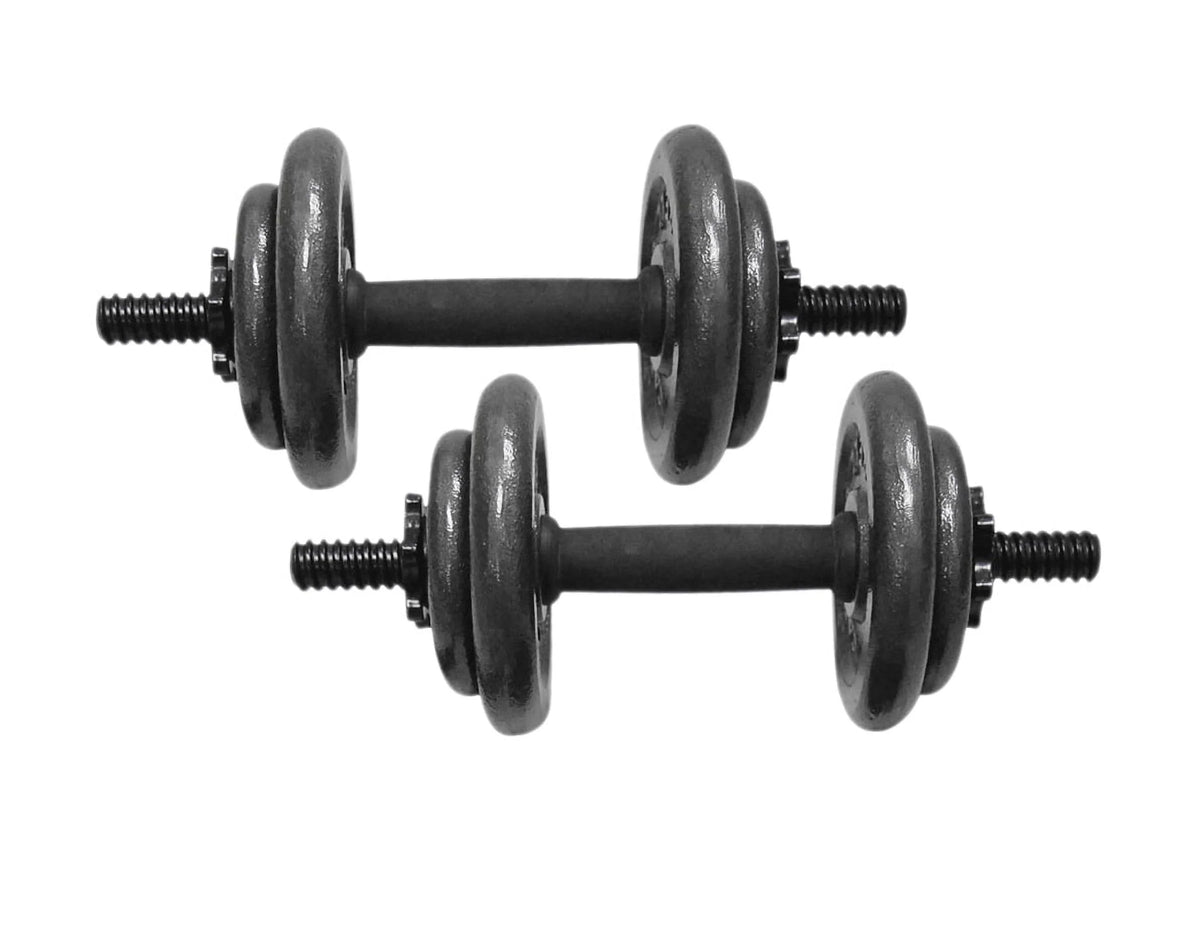 40 Lb Adjustable Cast Iron Dumbbell Set