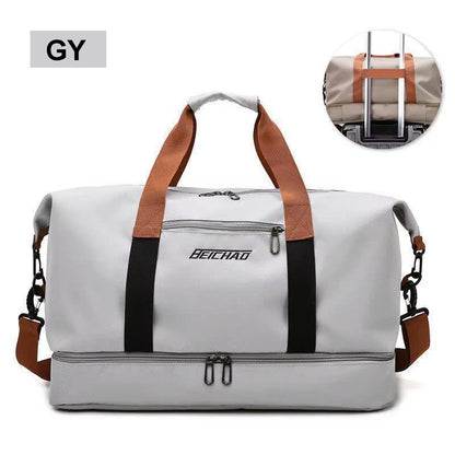 Travel Gym Bag Short-Distance Luggage Portable Fitness Bags Shoulder Crossbody Chest Bag Handbags Duffle Carry on Weekender Bag