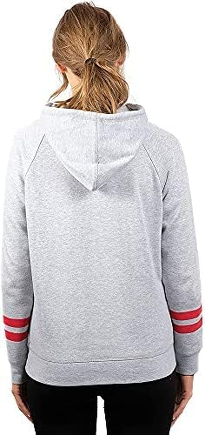 Womens NBA Soft Fleece Crop Top Pullover Hoodie