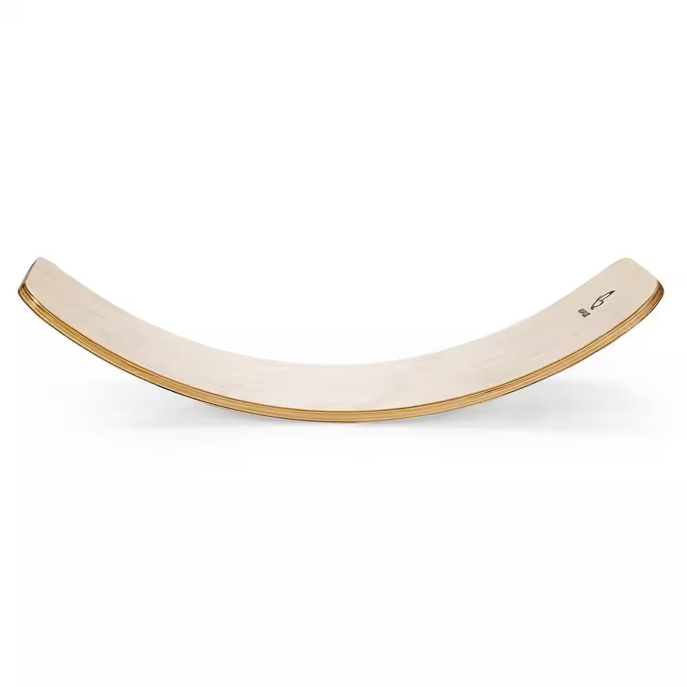 35 In. Rocker Board Toy Support 660 Lbs. Wooden Wobble Balance Board Kids Adult