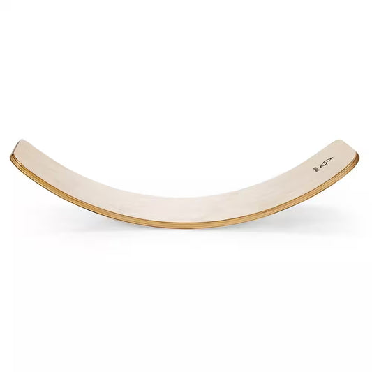 35 In. Rocker Board Toy Support 660 Lbs. Wooden Wobble Balance Board Kids Adult