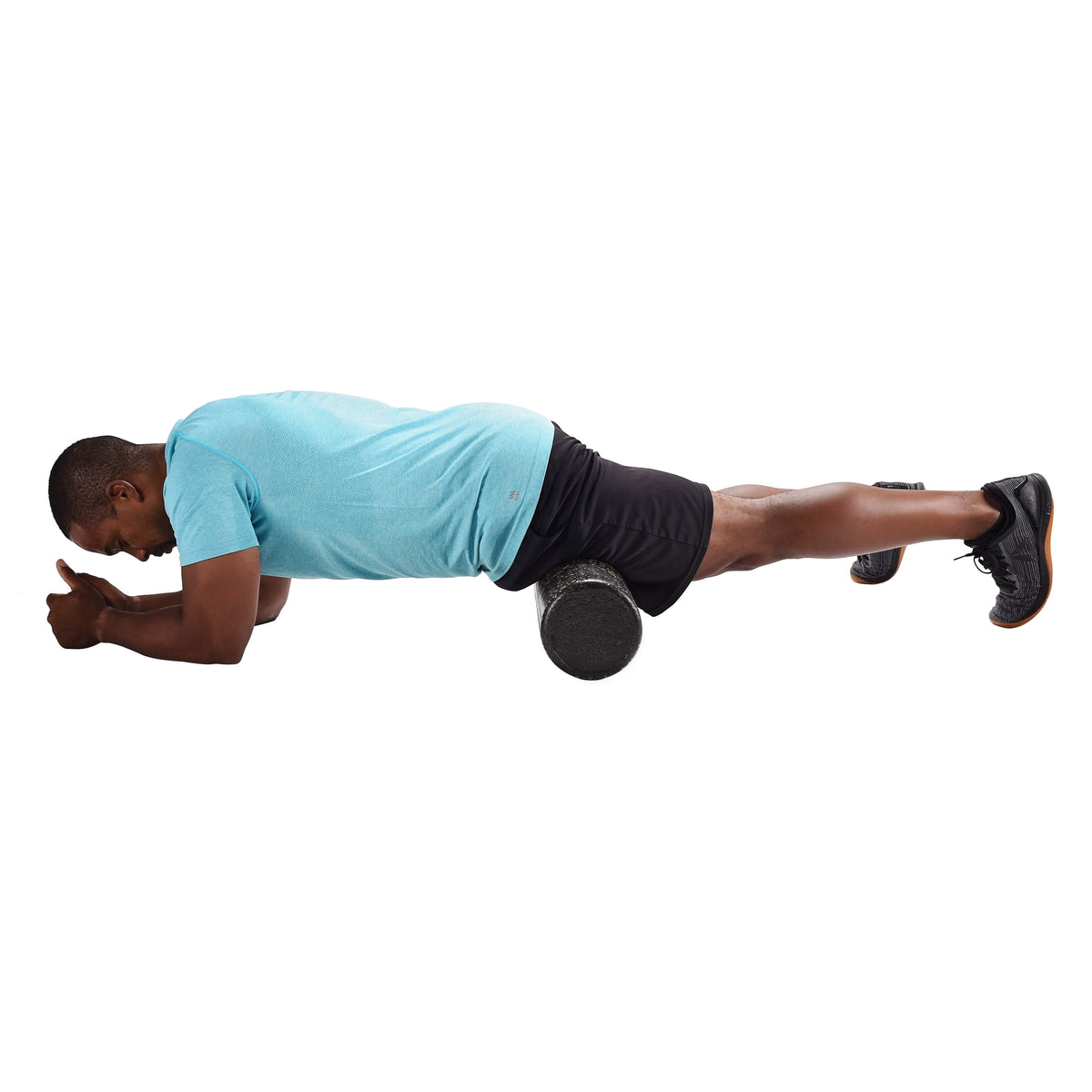High-Density Exercise Foam Roller, 36 in X 6 In, Black